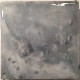 White Landscape 2 - 15x15x4 cm | mixed media on wood