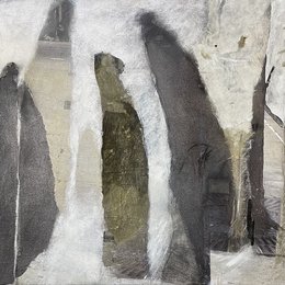 Loci 4 - 50x50 cm | mixed media