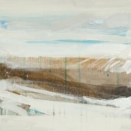 Winter Circle 2 - 40x40 cm | mixed media