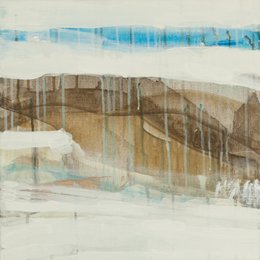 Winter Circle 3 - 40x40 cm | mixed media