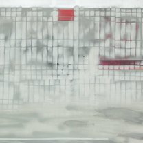 Windows and Mirrors 2 - 80x120 cm | mixed media on aluminum