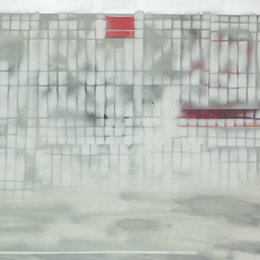 Windows and Mirrors 2 - 80x120 cm | mixed media on aluminum