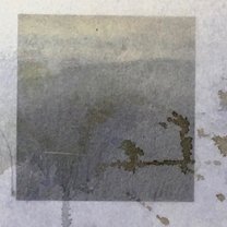 Hegau Landscape 3 - 30x20 cm | mixed media on paper