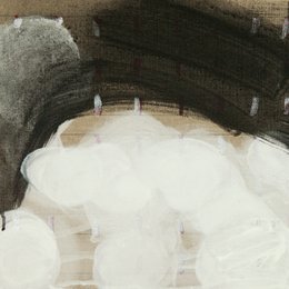 Wandering Circle 4 - 30x30 cm | mixed media