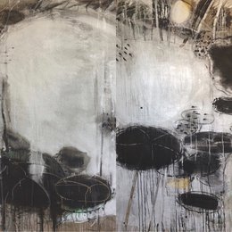 On youth - 180x180 cm | mixed media