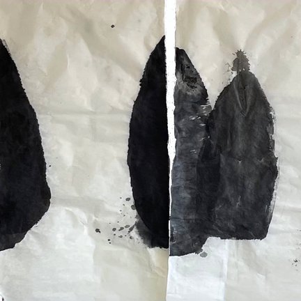 Silent Sway 1 – 3 - each 140x70 cm | tusche on paper