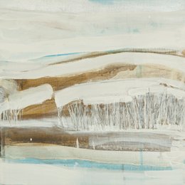 Winter Circle 4 - 40x40 cm | mixed media