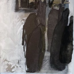 Loci 6 - 50x50 cm | mixed media