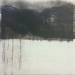 Spliced Landscape - 60x60 cm | mixed media