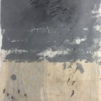 Before the Wind - 40x30 cm | mixed media on paper