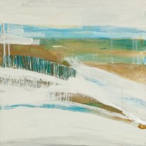 Winter Circle 6 - 40x40 cm | mixed media