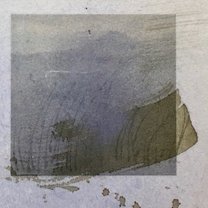 Hegau Landscape 1 - 30x20 cm | mixed media on paper